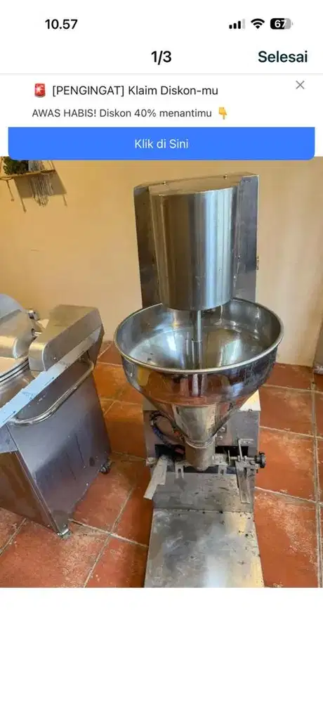 Mesin Pengilingan dan cetak bakso