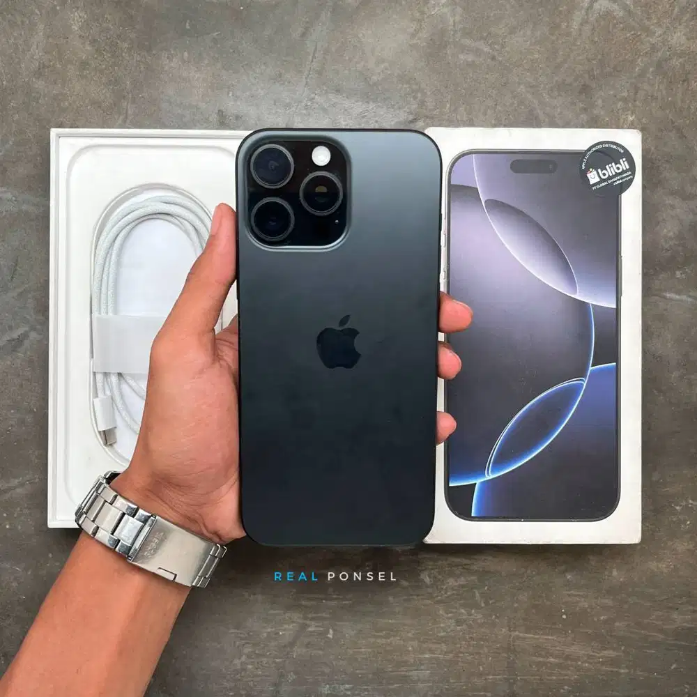 iPhone 16 Pro Max 256 iBox Black Titanium