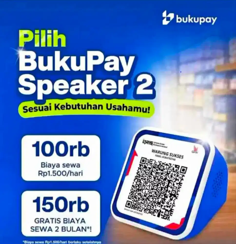 Qris Bukupay Speaker