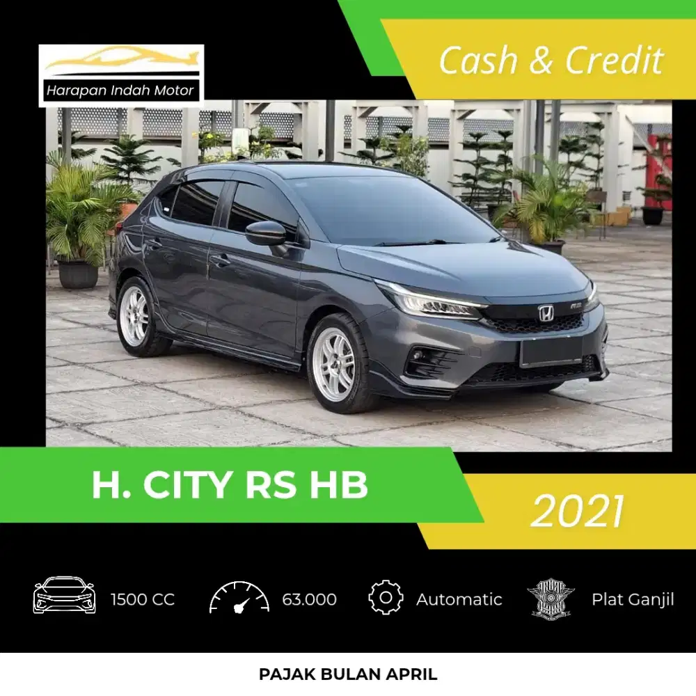 Honda City RS Hatchback 2021 KM 63RB