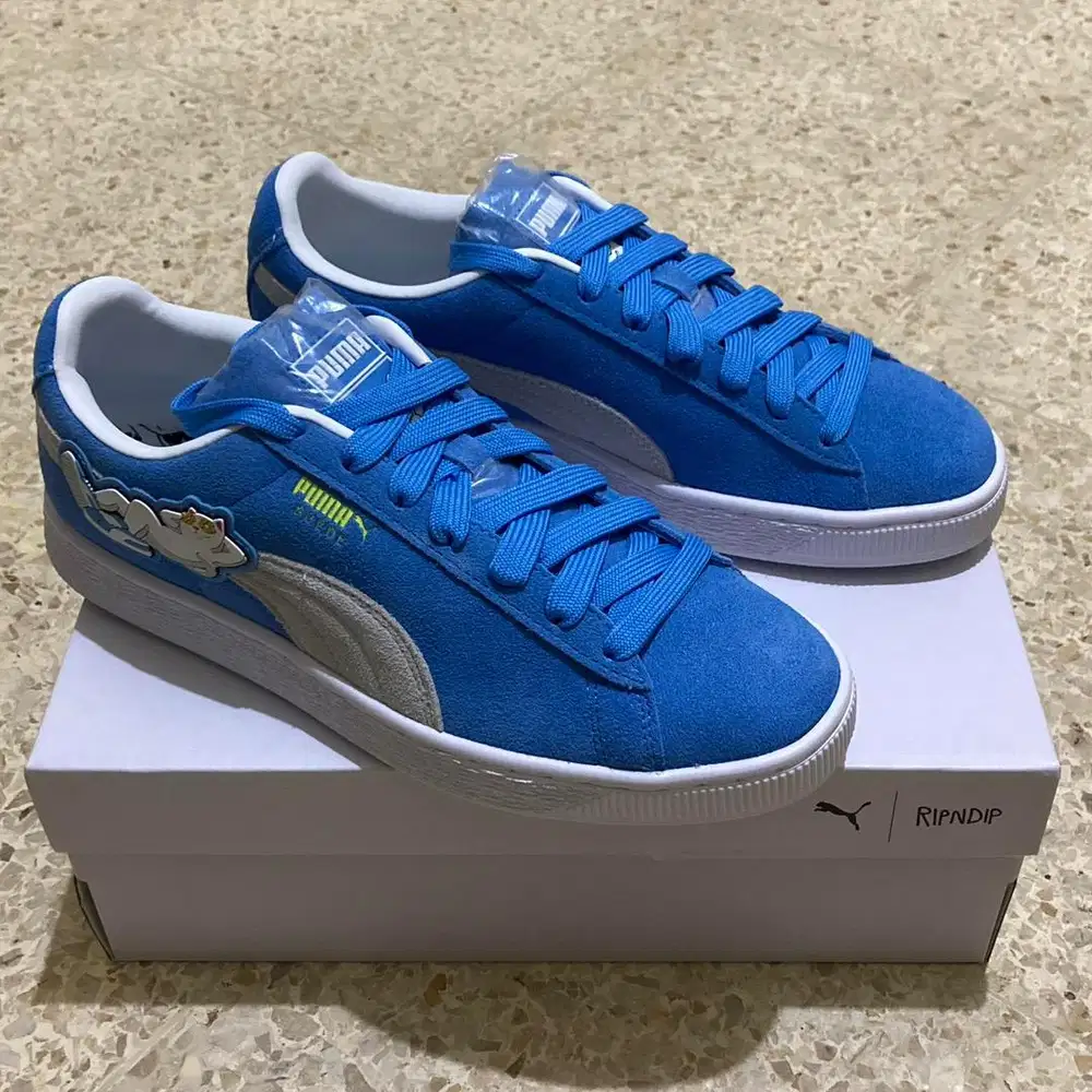 Puma Suede RipnDip - Blue - Size 39