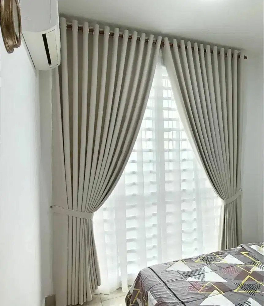 Jual Gorden Jendela & Pintu Gordyn Model Terbaru Wallpaper Dinding 3D