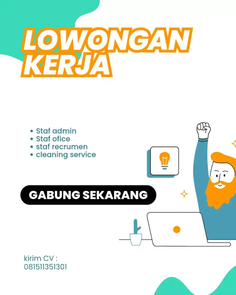 lowongan kerja untuk posisi staf administrasi