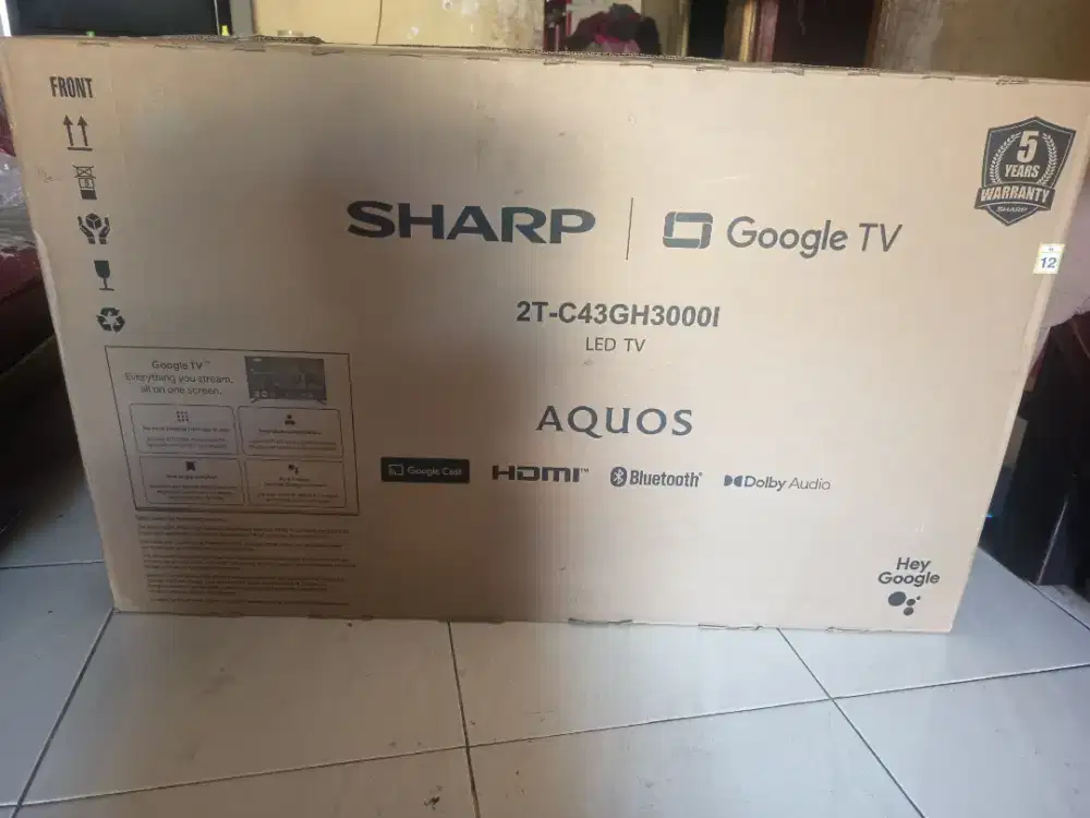 Sharp TV / google TV 43 inc