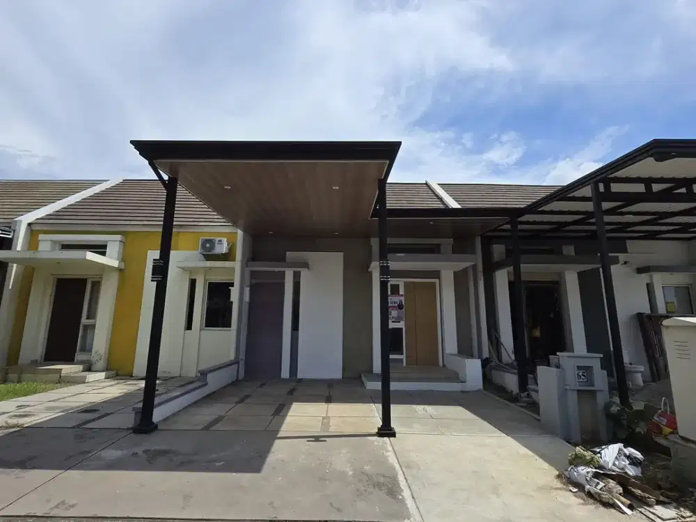 Disewa Rumah Cluster Fedora Suvarna Sutera Bersih Terawat Ada Kanopi