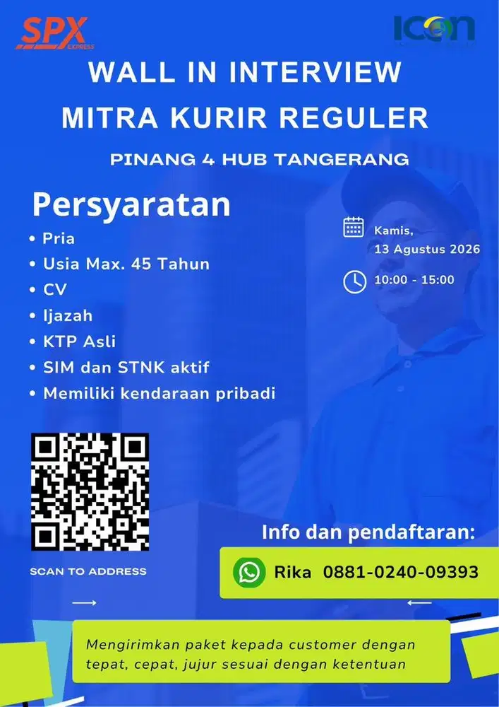 Lowongan Kerja Mitra Kurir
