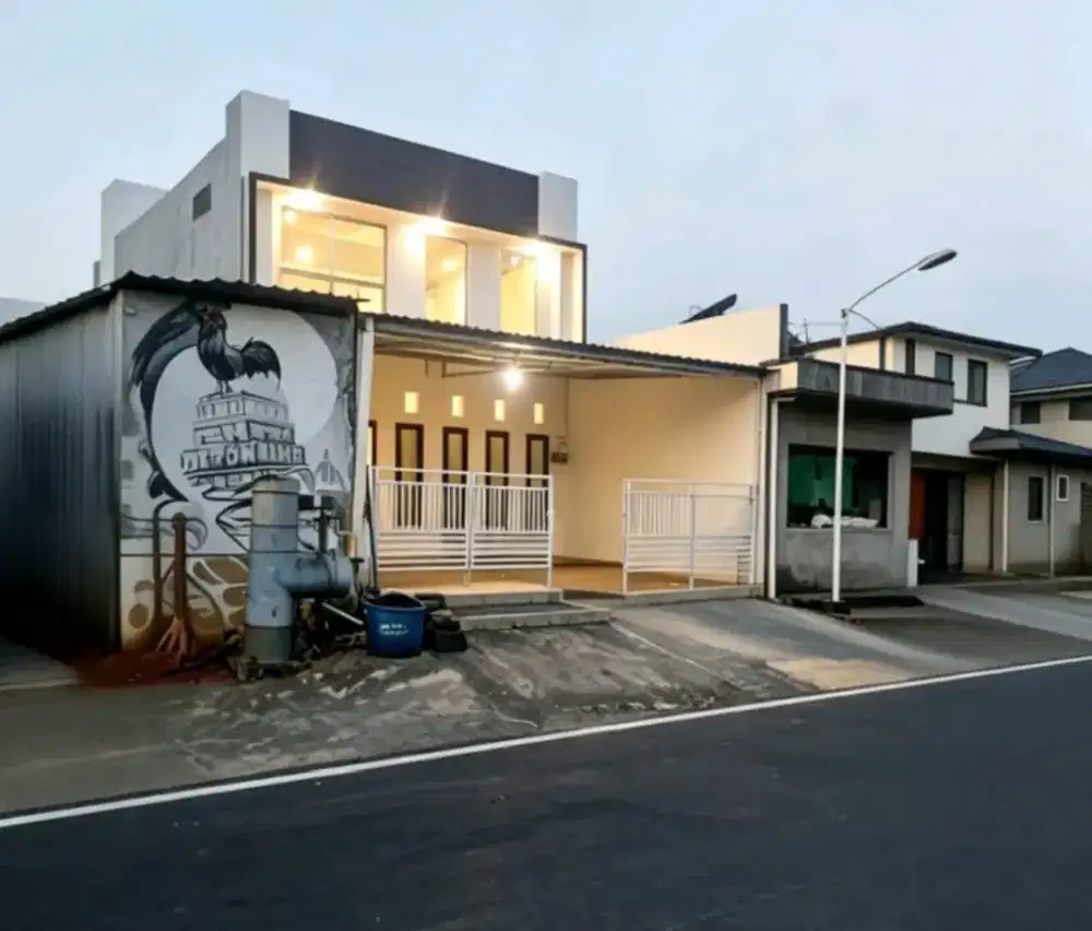 Rumah dijual cepat manyaran siap huni jalan lebar strategis