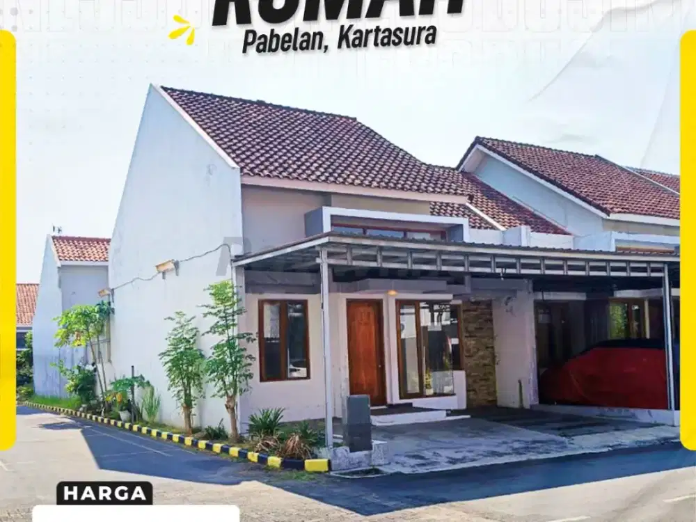 Rumah Cluster 3Kamar Siap huni dekat UMS Solo, Pabelan kartasura Sukoharjo