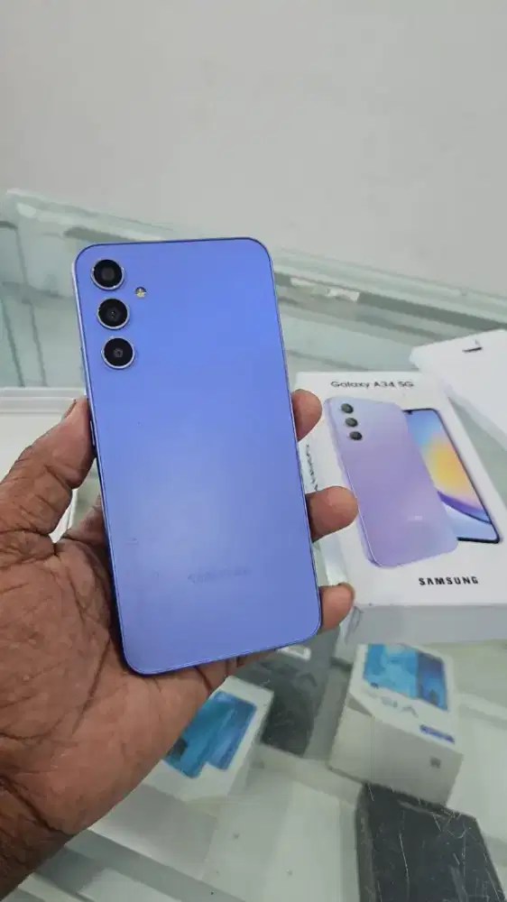 Samsung A34 8/128  mlus lengkap