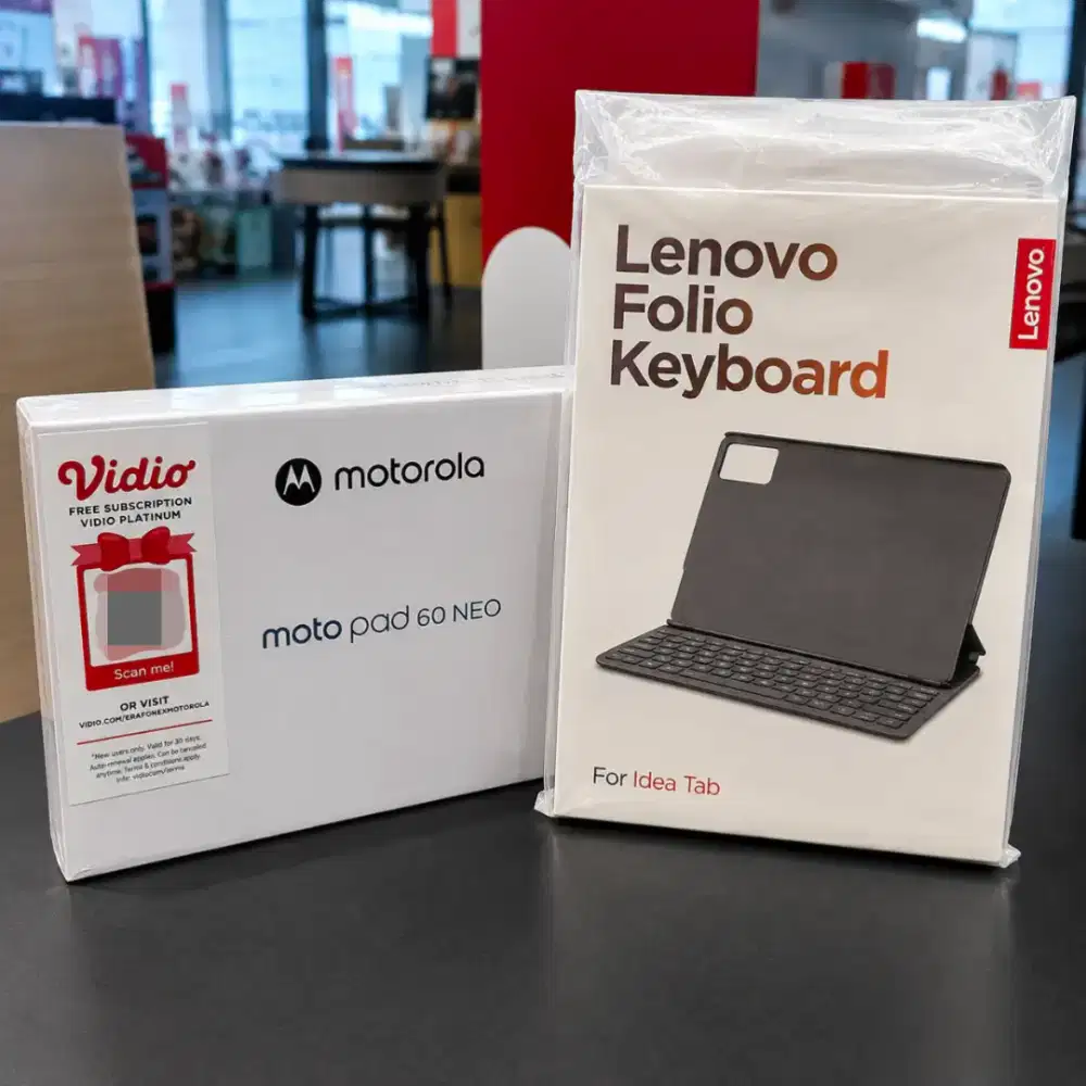 Motorola Moto Pad 60 Neo 8/128GB + Gratis Keyboard Rp699.000