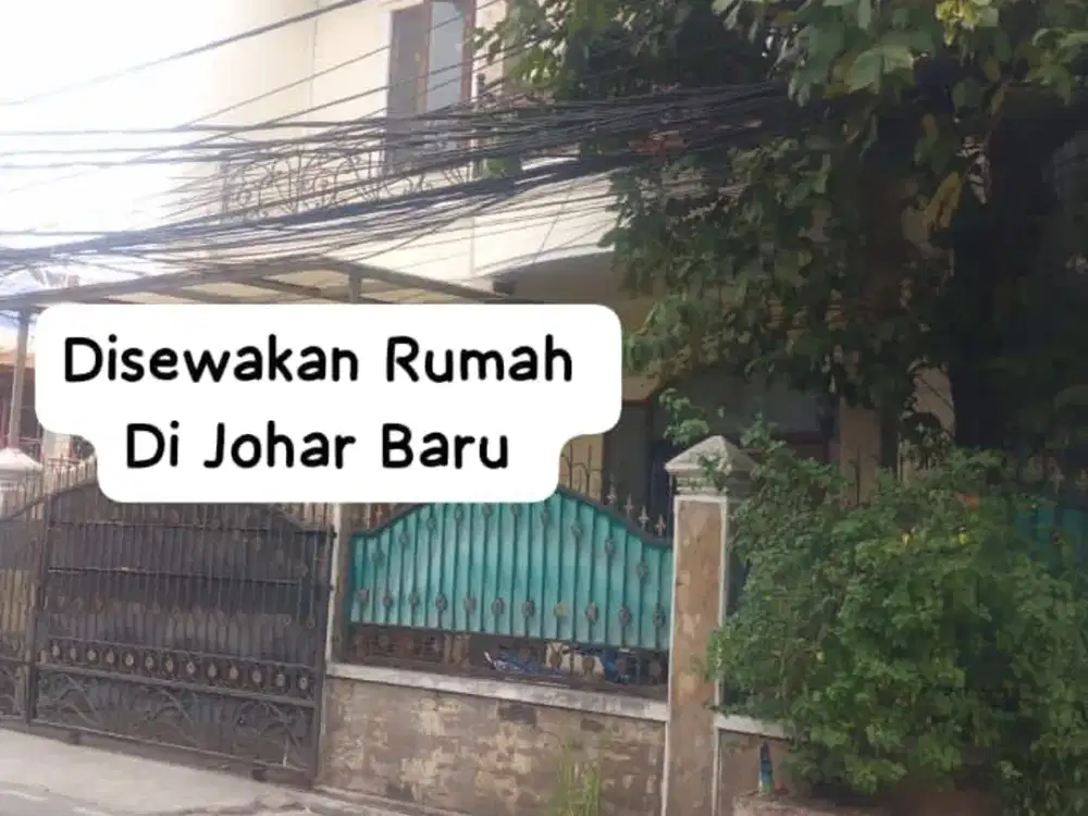 DISEWAKAN RUMAH DI JOHAR BARU – JAKARTA PUSAT