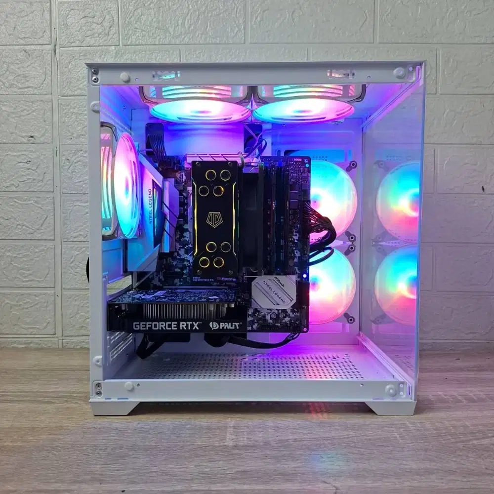 PC Gaming Streaming Ryzen 7 2700x RAM 16GB SSD NVMe 256GB RTX 3050 6GB