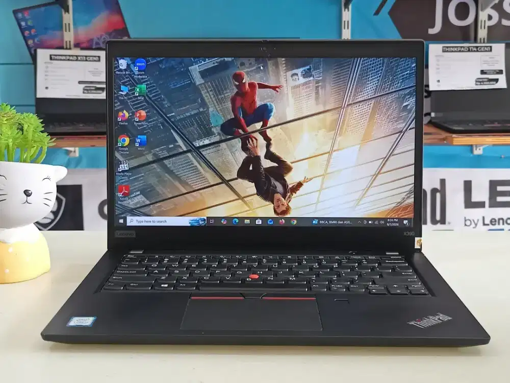 Laptop bekas Lenovo Thinkpad X390 Ram 8 GB, Intel Core i5-Gen8