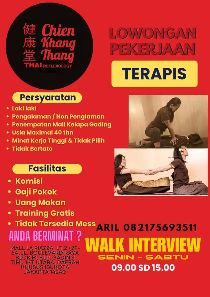 Loker Therapis Chien Khang Thang Lapiazza