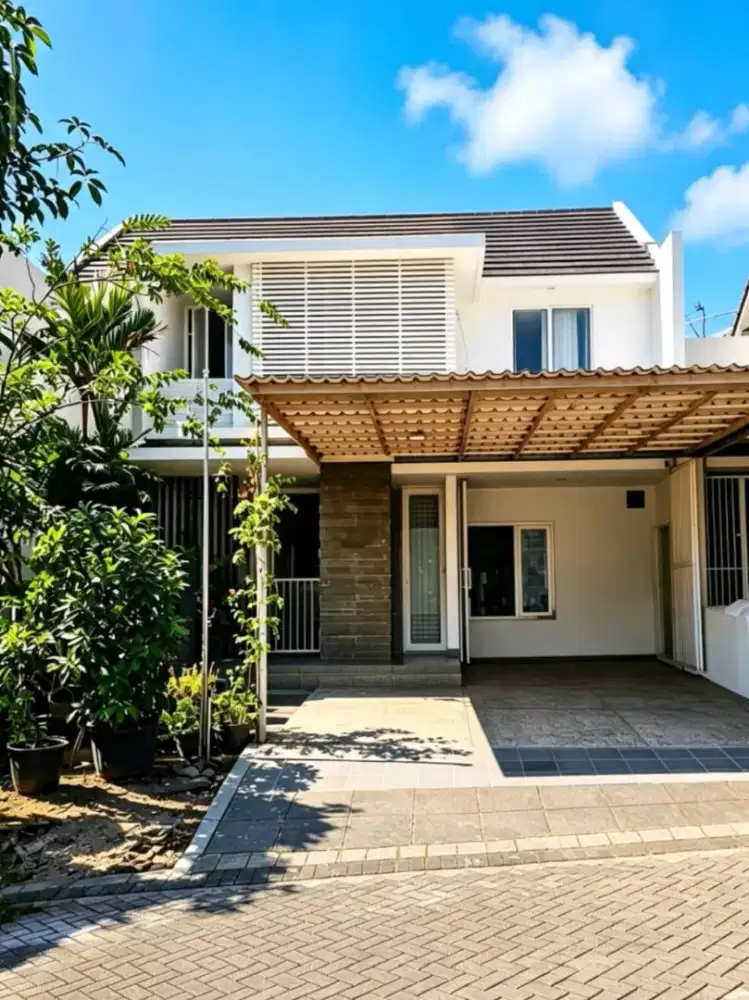 Rumah dijual mewah siap huni semi furnish citrasun garden bukitsari