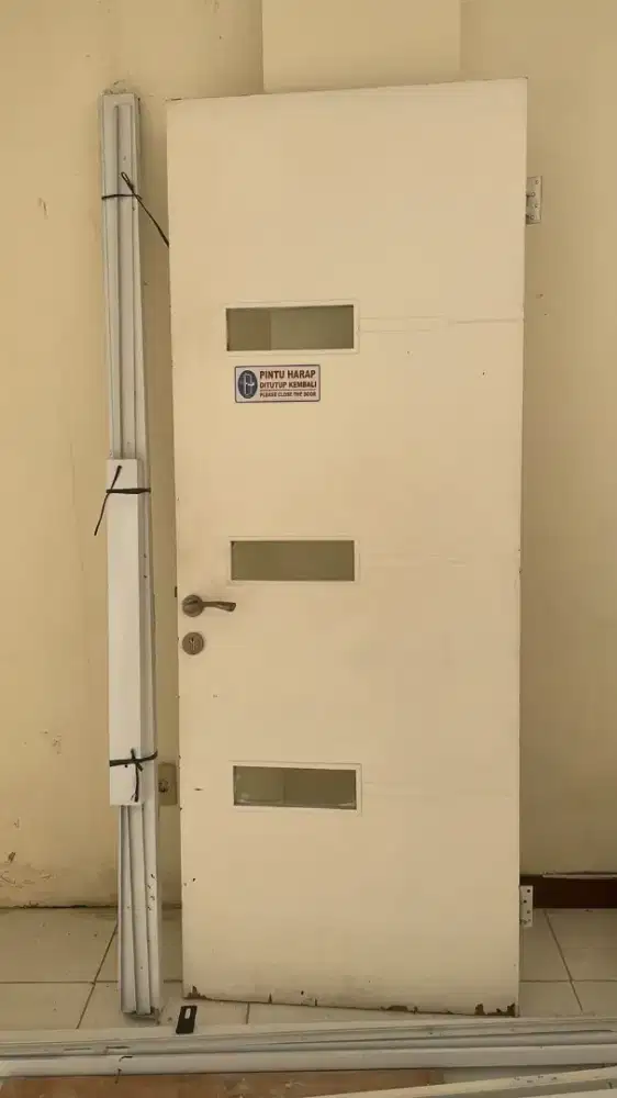 Pintu kayu panel