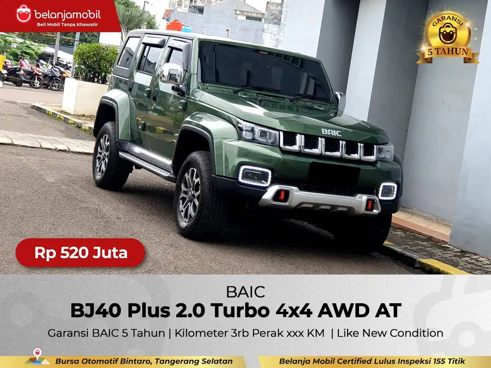 [ 4x4 - KM 3RB ] BAIC BJ40 BJ 40 Plus 2.0 Turbo AT 2025/2026