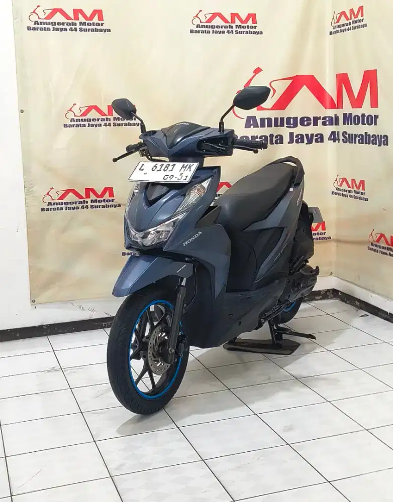 Am Barata #Honda Beat Deluxe Tahun 2021 Biru Doff
