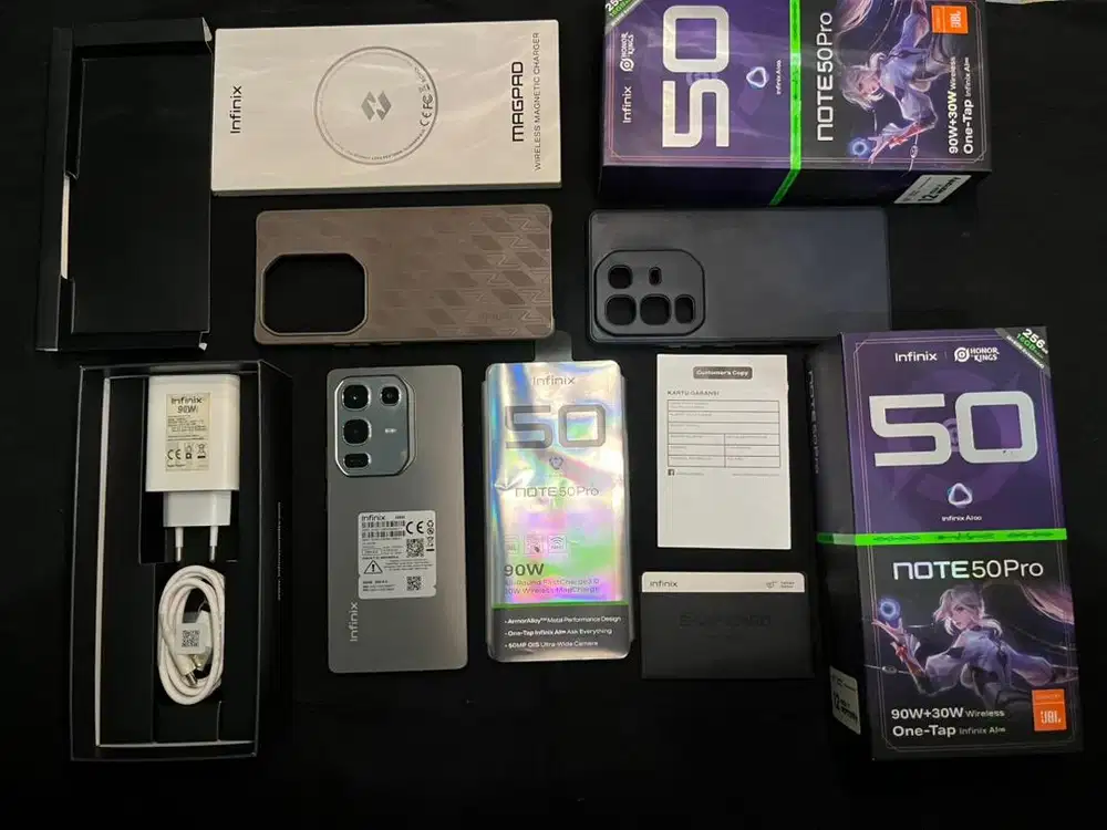 INFINIX NOTE 50 PRO 99% LIKE NEW ORIGINAL BAWAAN SEMUA LENGKAP ISTIMEW