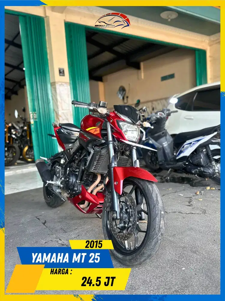 YAMAHA MT 25 2015 SIAP GASS MASZEHHO HIKMAH MOTOR KEPUH