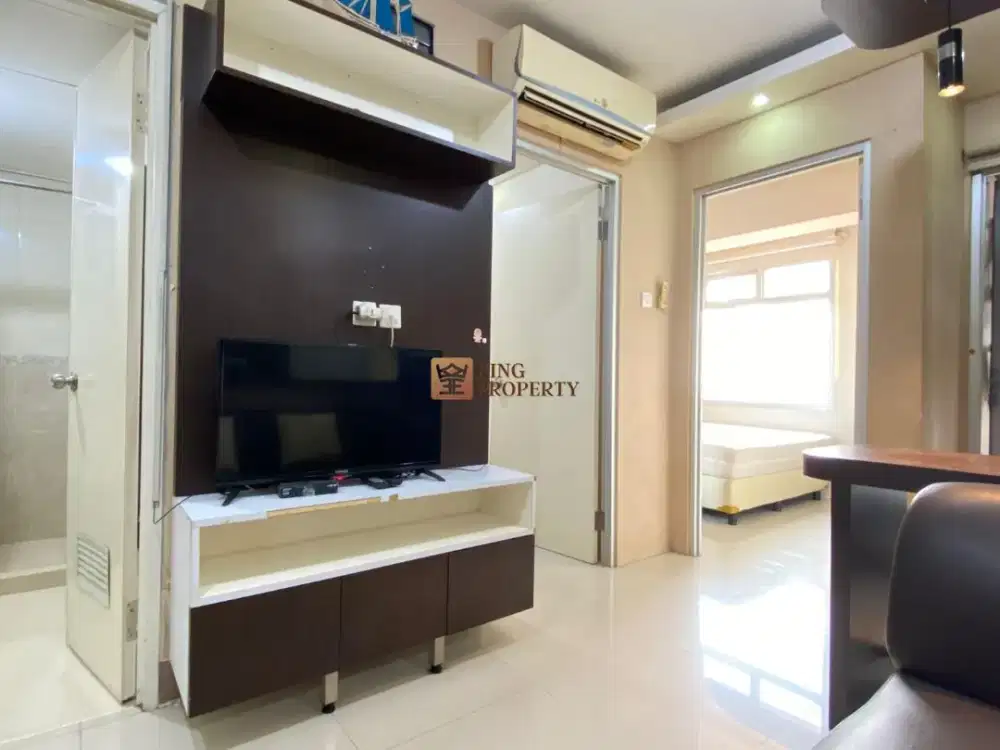 Rare 2BR Green Bay Pluit 38m² – Modern Classic Warm Wood, Hadap Utara, Dekat Baywalk Mall