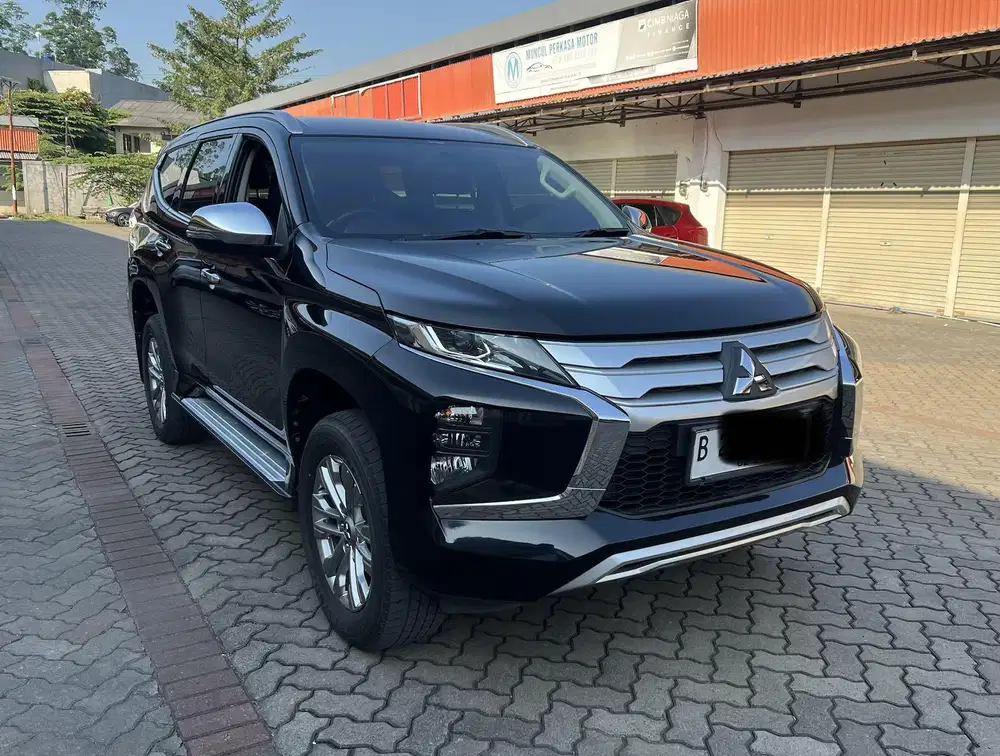 Mitsubishi Pajero Sport Exceed AT 2022 Hitam Ready barcode