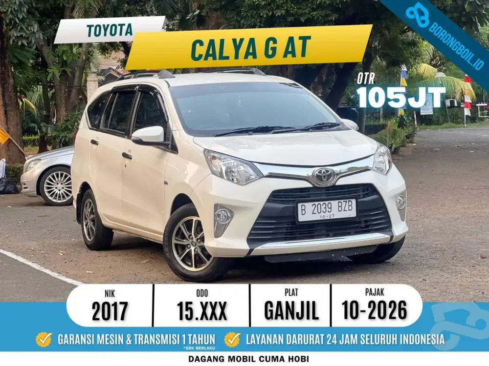 Toyota CALYA 1.2 G AT 2017 PUTIH Full Record