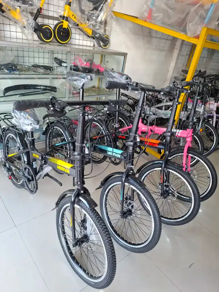 SEPEDA LIPAT 20 INCH MORISON BY PACIFIC ( GIGI 7 SPEED & REM CAKRAM )