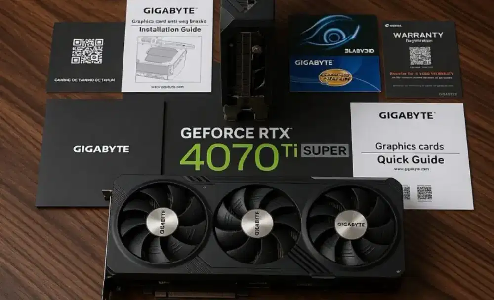 vga pc dekstop nvidia geforce gigabyte rtx 4070 ti super