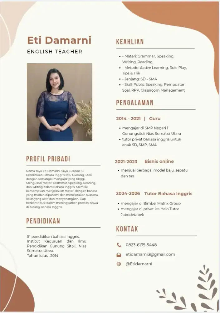 Les privat Bahasa Inggris