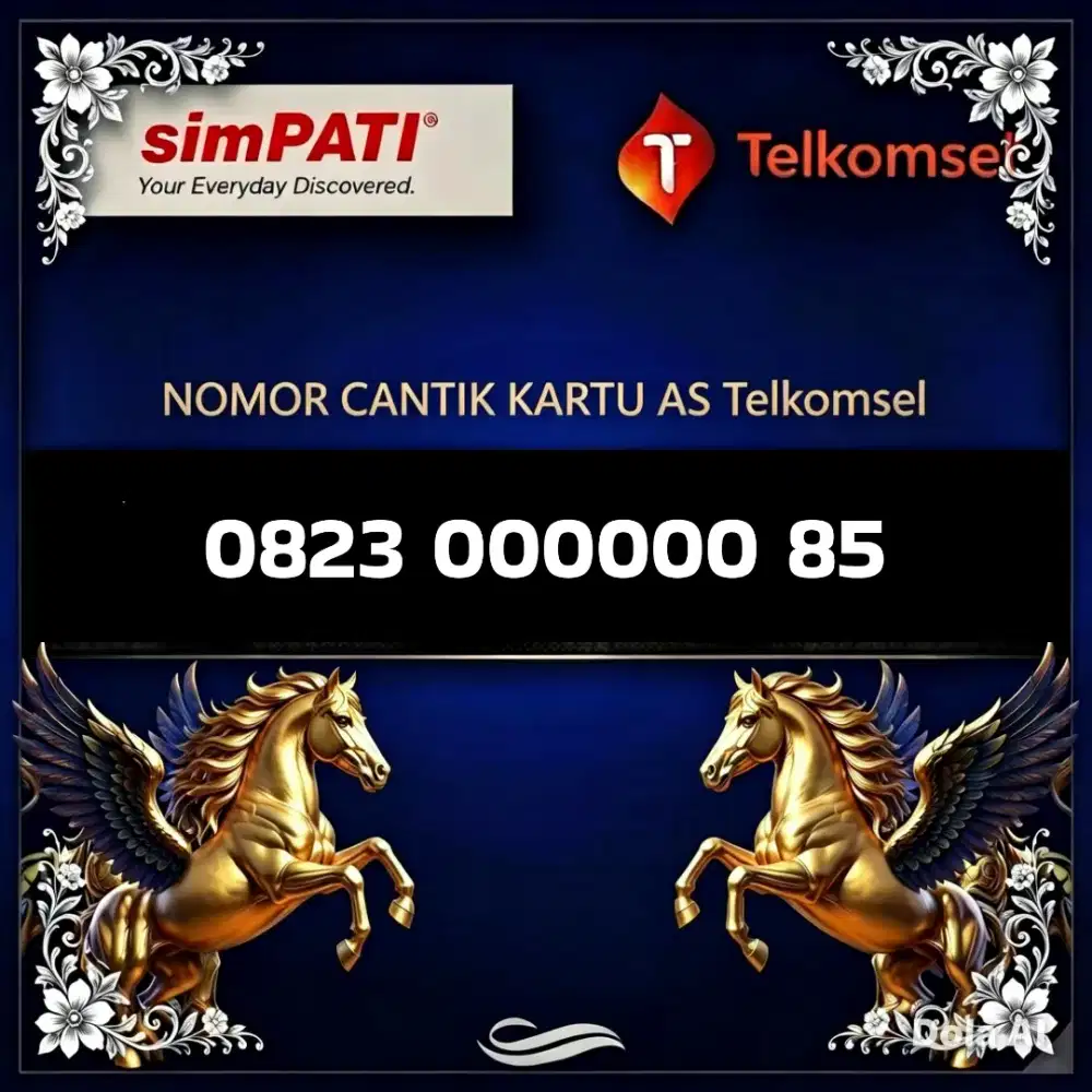 Perdana nomor cantik Telkomsel kartu as super