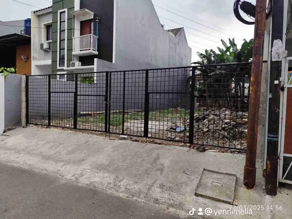 JUAL TANAH RESIDENSIAL KRAMAT JATI JAKARTA TIMUR SHM LOKASI STRATEGIS AKSES TOL 1 MENIT DEKAT DENGAN FASILITAS UMUM