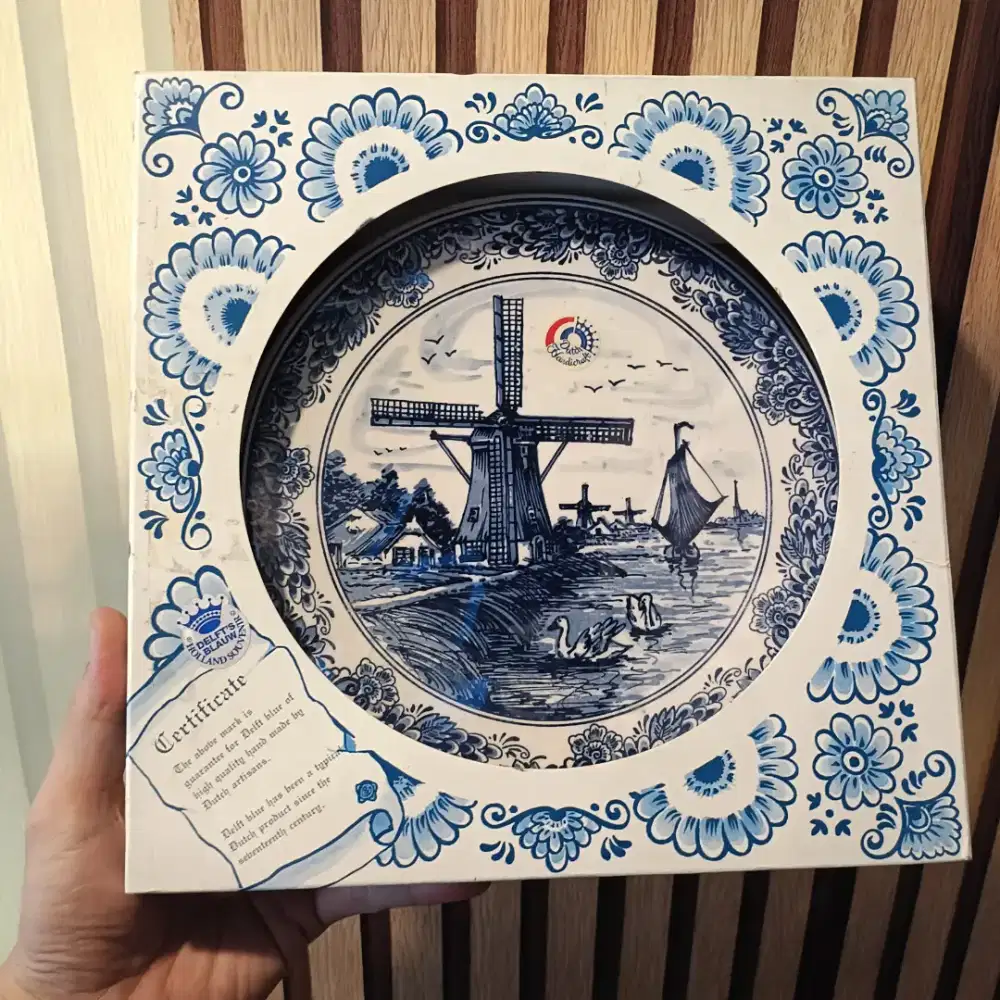 Delft bulue piring authentic