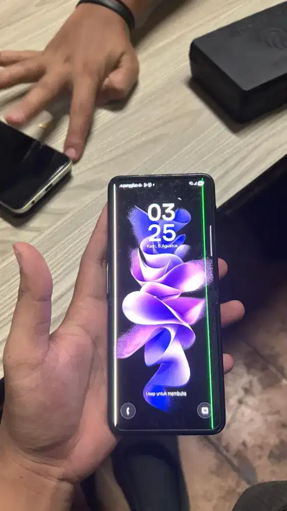 Samsung zflip 3 5G ORI sein 8+8/256 fullset minus garis 2 smaa bintik