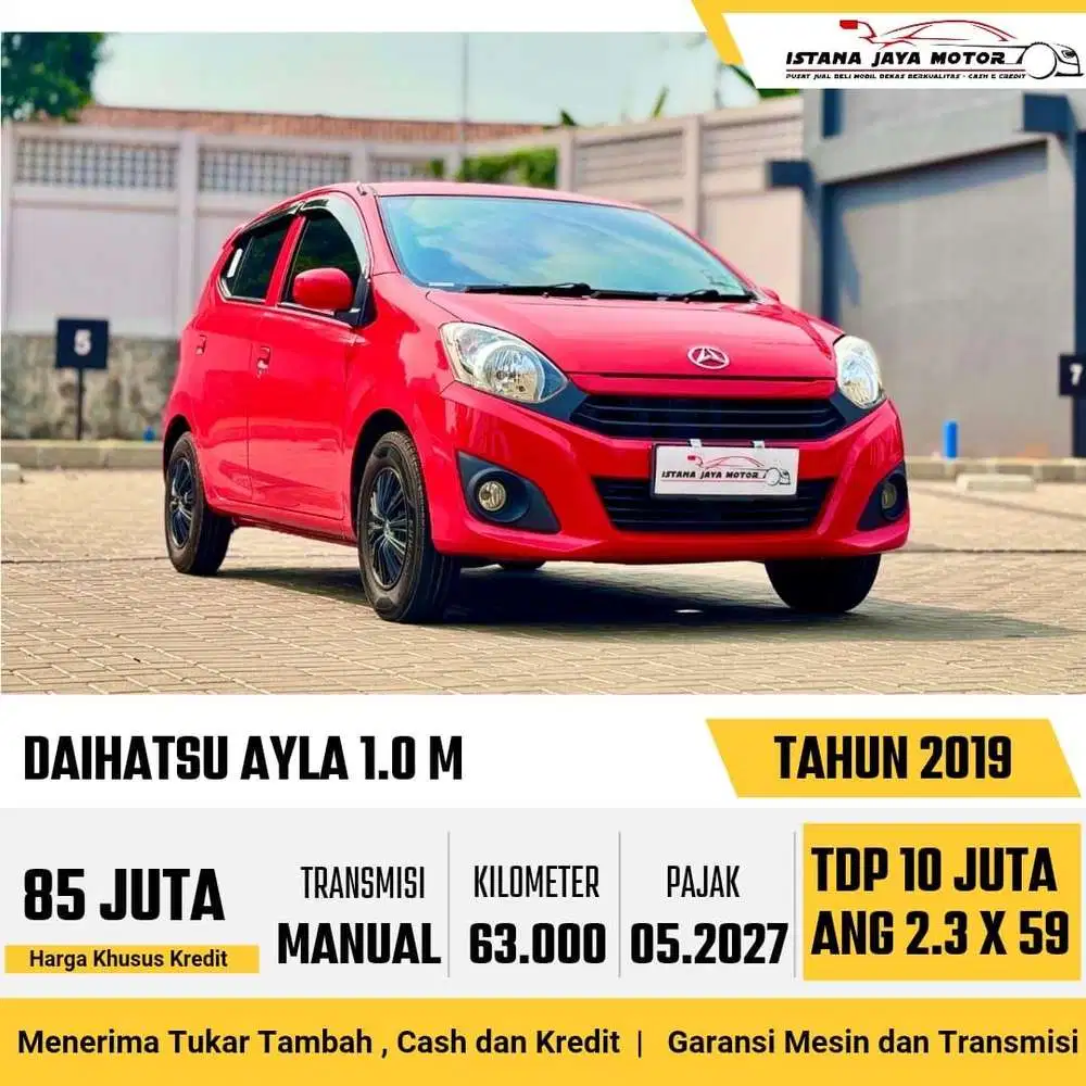 Daihatsu AYLA 1.0 M MT 2019 - MERAH