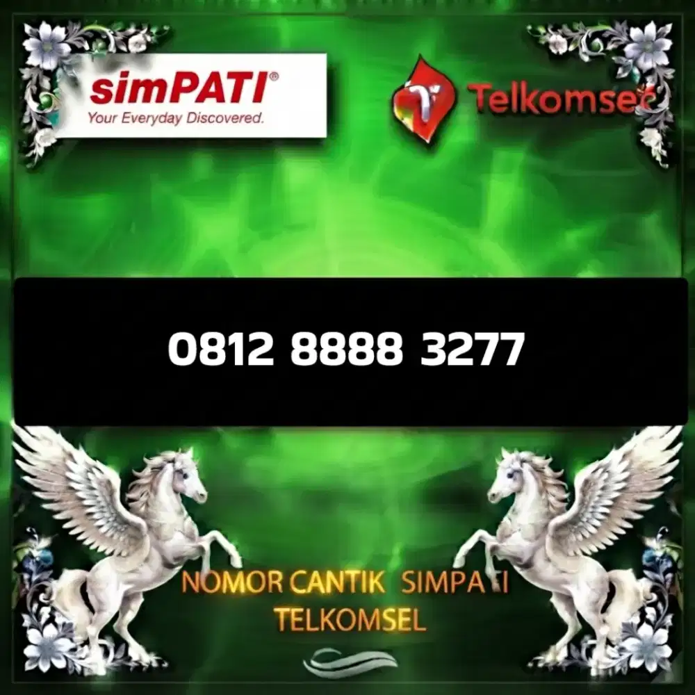 Nomor cantik simpati Telkomsel super