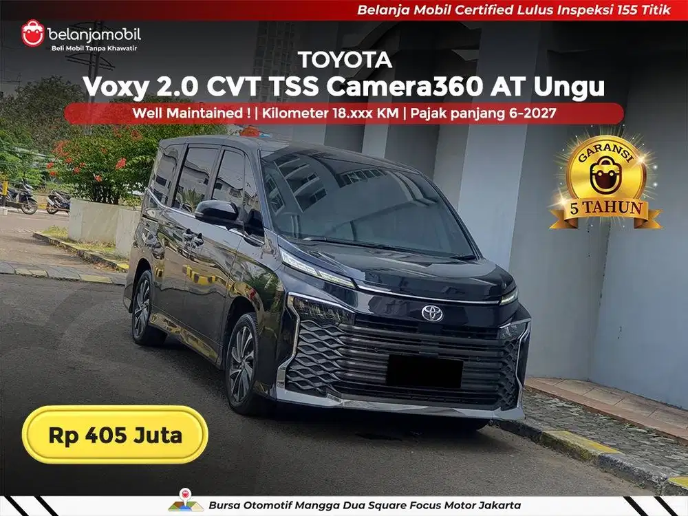 [ GARANSI 5TH ] Toyota Voxy 2.0 CVT TSS Camera360 2023/2024
