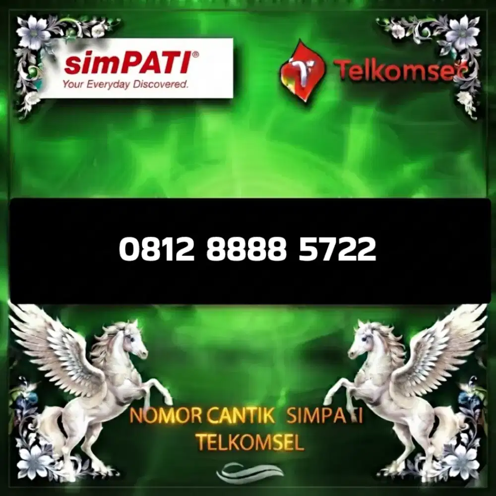 Kartu perdana nomor cantik simpati Telkomsel