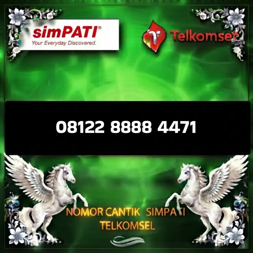 Nomor cantik simpati Telkomsel super