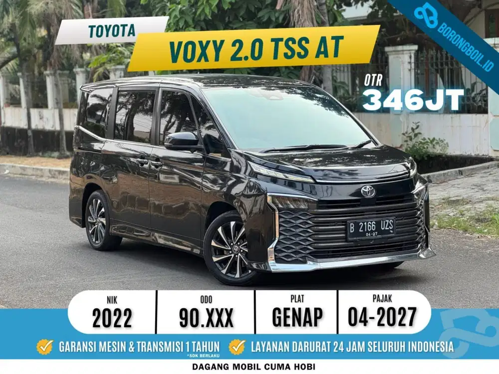 Toyota Voxy 2.0 TSS AT Hitam Metalik 2022