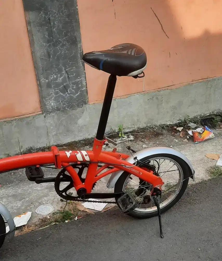 Jual sepeda lipat Airwalk uk 16 speed 6.