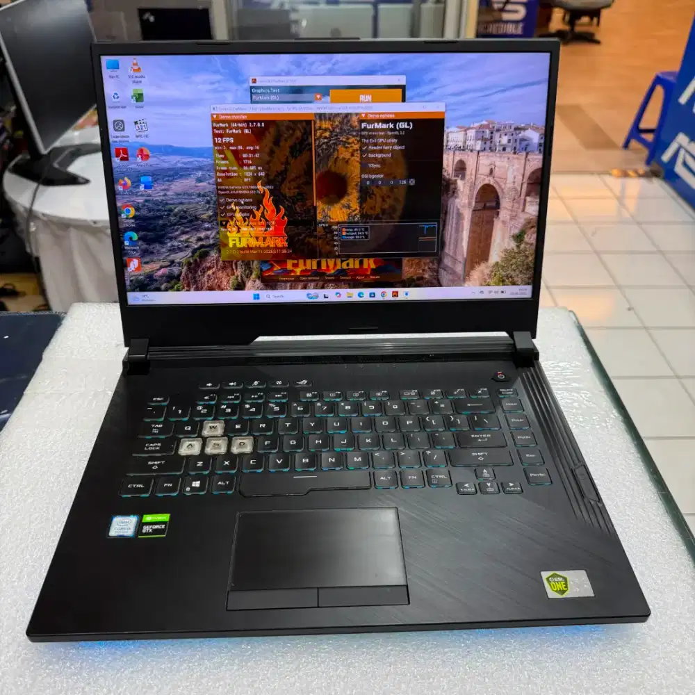 ASUS ROG STRIX G531GD-I505G4T Ci5-9300H RAM 8GB SSD 512GB GTX 1050-4GB