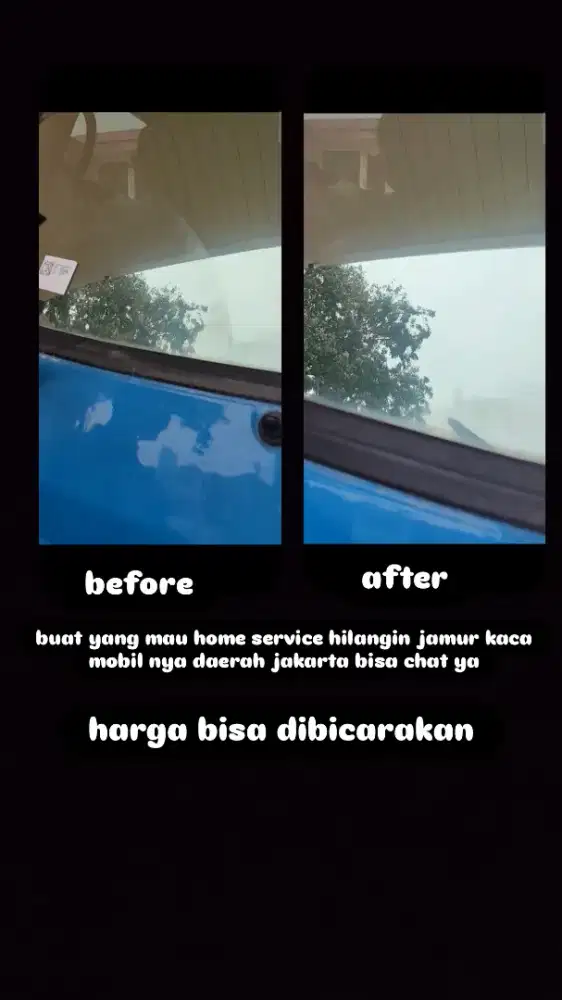 Jasa Home Service Hilangkan Jamur Kaca Mobil