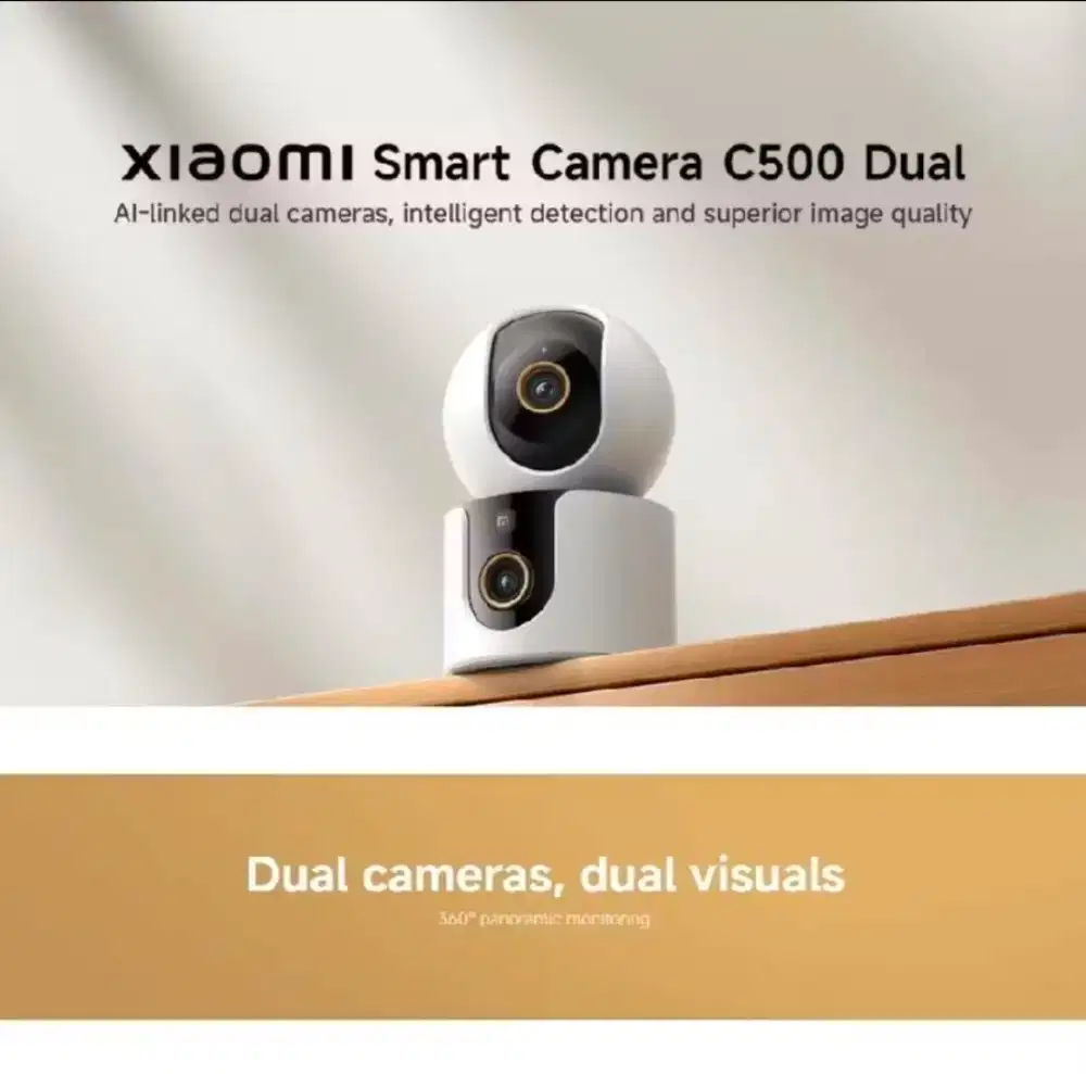 SMART CAMERA XIAOMI C500 DUAL Lens Resolusi ULTRA HD