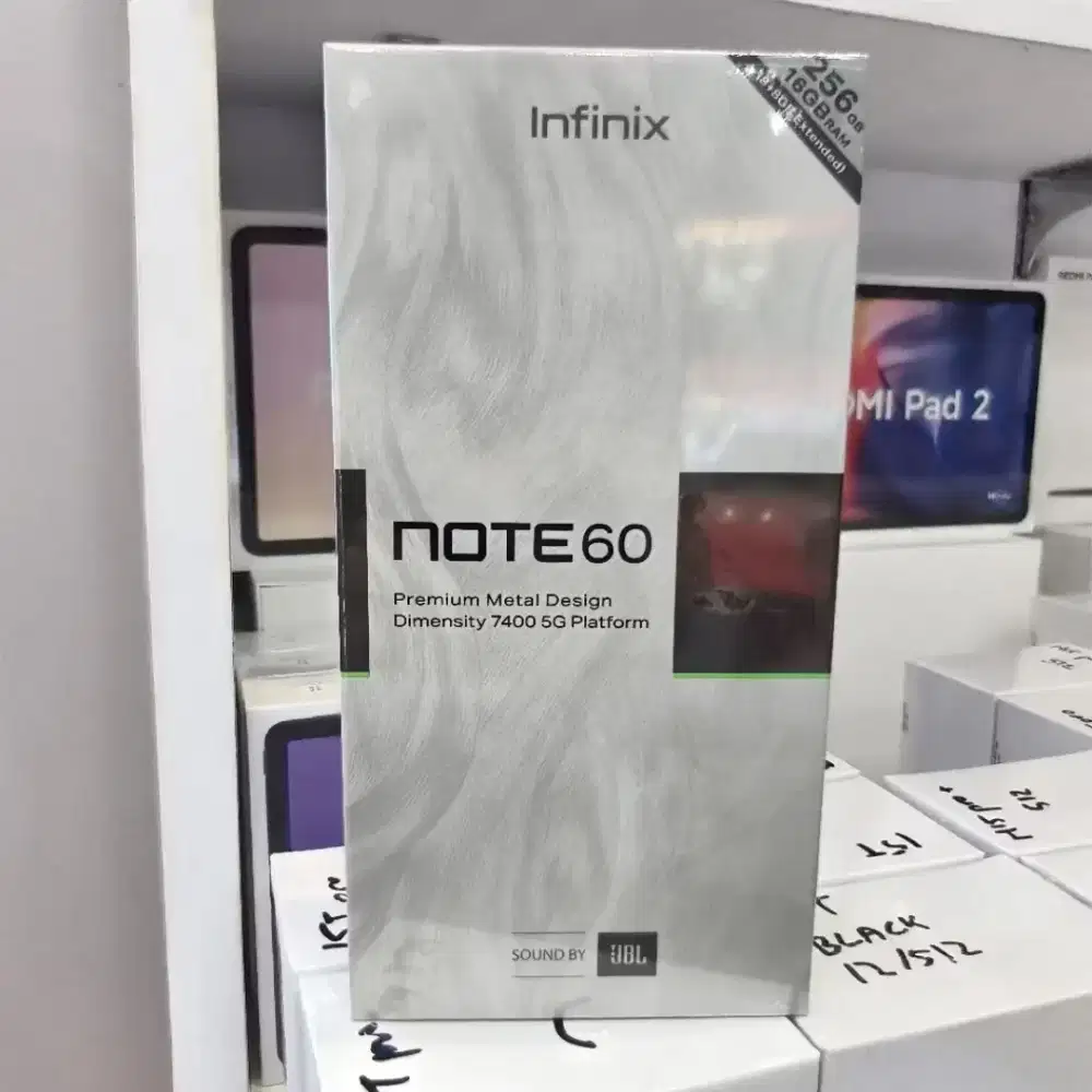 INFINIX NOTE 60 8/256GB GARANSI RESMI 1 TAHUN