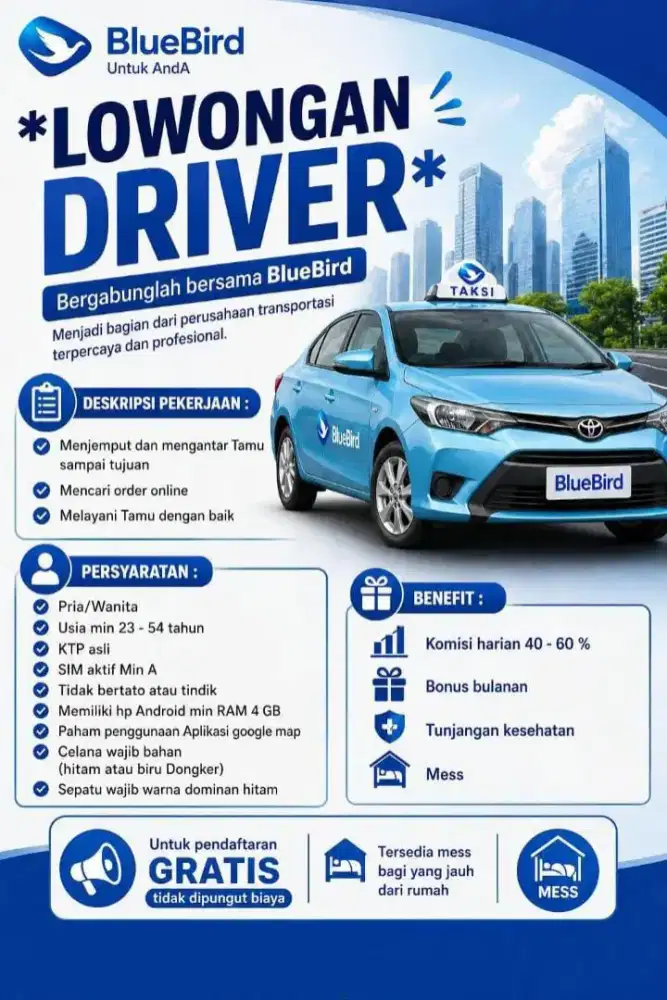 driver taxi Bluebird