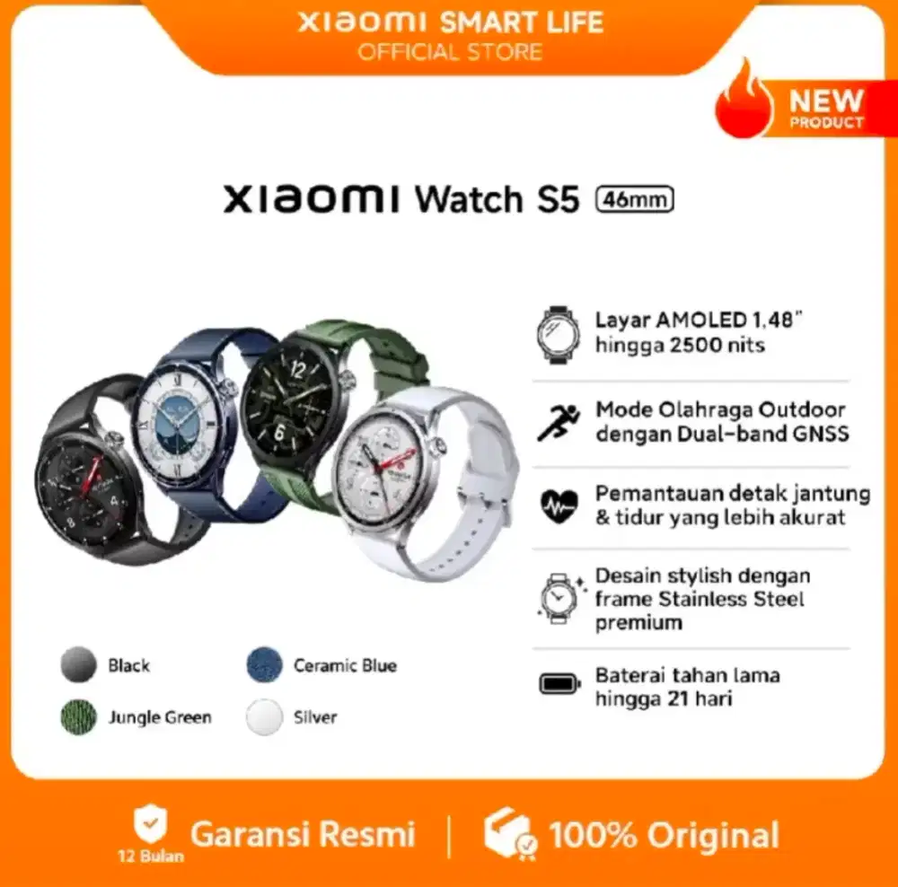 XIAOMI SMARTWATCH S5 46MM Free Gift Agustus 2026