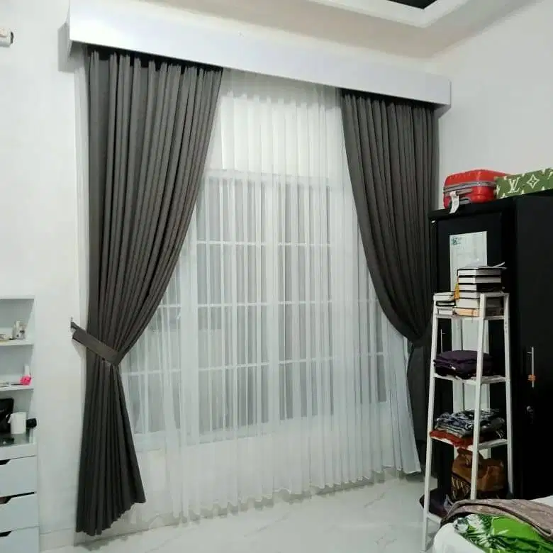 Menerima Pemasangan Gorden Wallpaper Dinding 3D Gordyn Hordeng Korden
