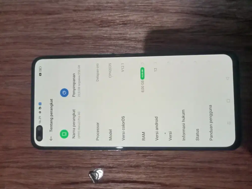 Oppo Reno 3 Pro (Batangan) RAM 8+3GB / 256GB - Super AMOLED