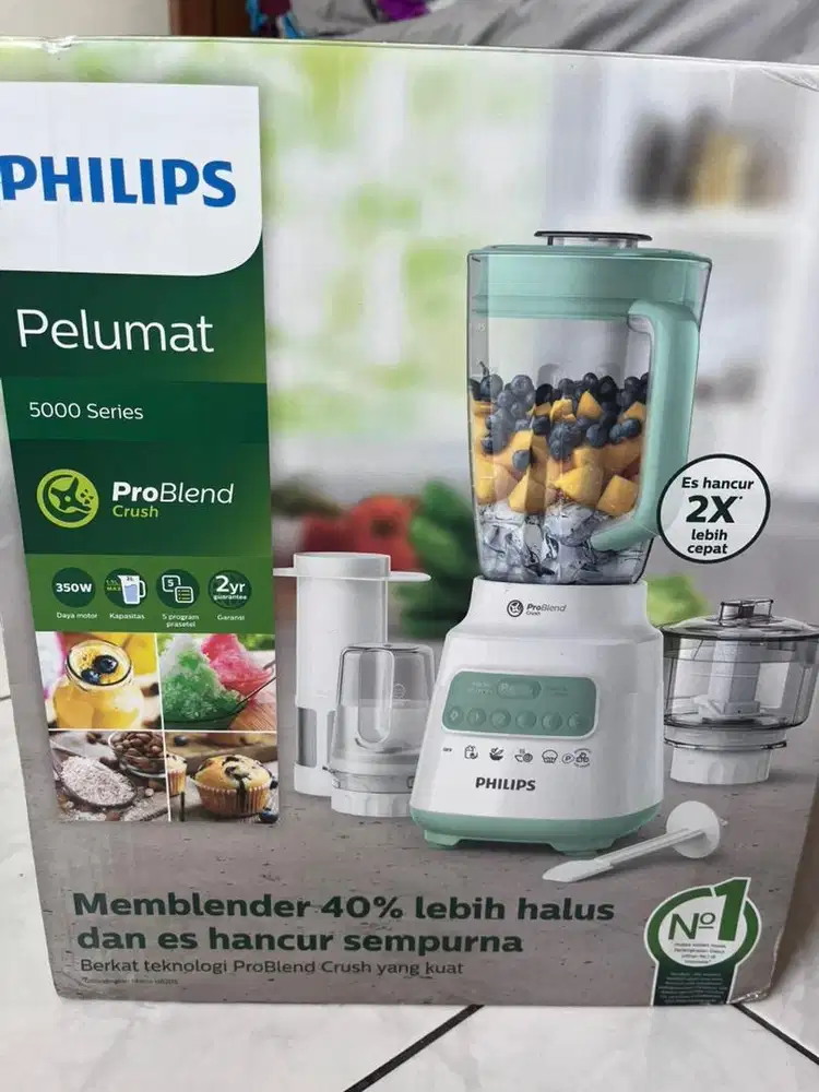 Blender Philips Second Pelumat 5000 Series ProBlend Crush